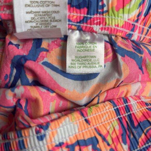 Lilly Pulitzer Pajama Pants Womens Knit Floral S Tropical Print Colorful Preppy - Picture 11 of 11